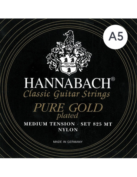 copy ofCorde à l'unité classique Série 825 Pure gold tension medium Ré