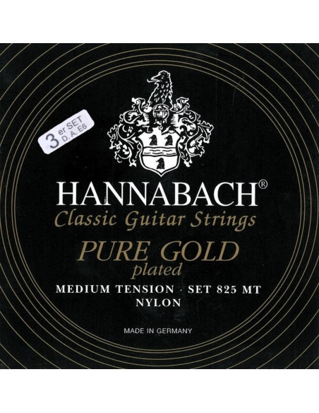 copy ofCorde à l'unité classique Série 825 Pure gold tension medium Mi grave