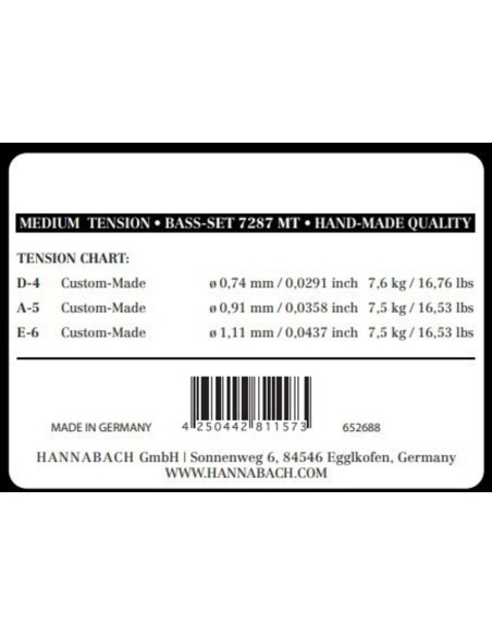 copy ofLot de 3 cordes basses pour guityare classiquesSérie 728 Tension Low