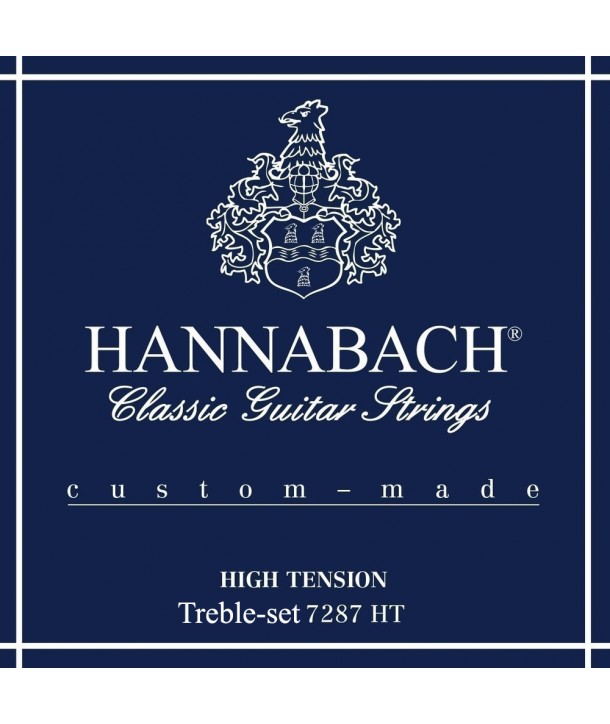 Lot de 3 cordes aigües pour guitare classiquesSérie 728 Tension forte