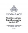 Jeu de cordes classique pour guitare quintbass