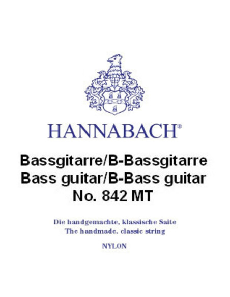 Jeu de cordes classique pour guitare baritone quartbass