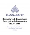 Jeu de cordes classique pour guitare baritone quartbass