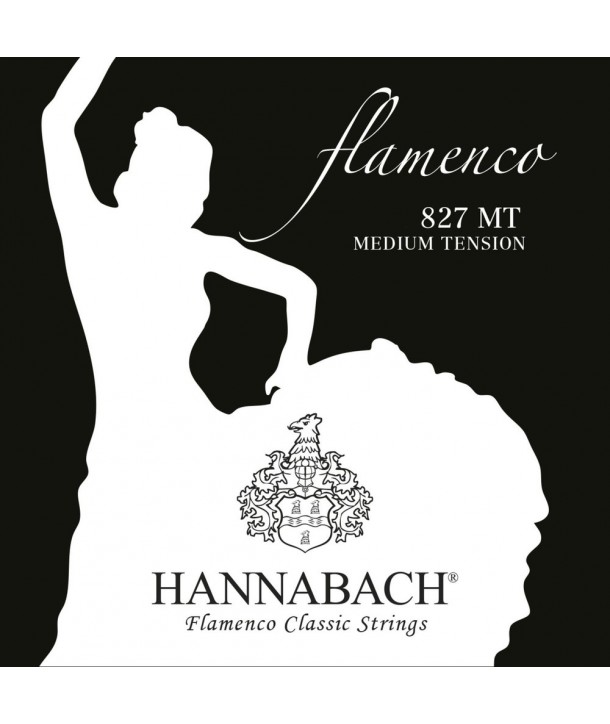 Corde à l'unité classique Flamenco Série 827 Medium Tension Mi aigu