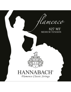 Corde à l'unité classique Flamenco Série 827 Medium Tension Mi aigu