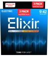 copy of3-Pack Electric strings set Nanoweb Extra-light 9-42