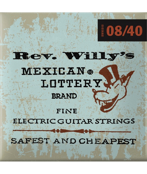 Jeu de cordes électriques Rev. Willy's Mexican Lottery Fine 8-40