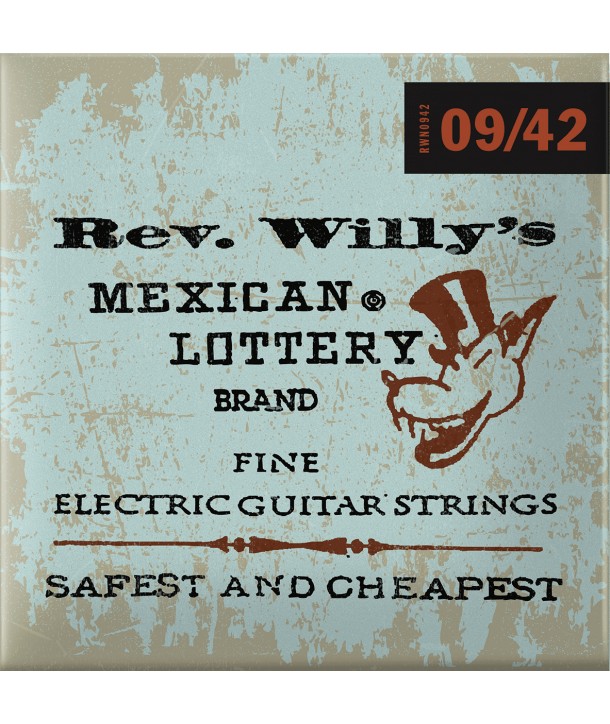 Juego de Cuerdas eléctrica Rev. Willy's Mexican Lottery Medium Light 9-42