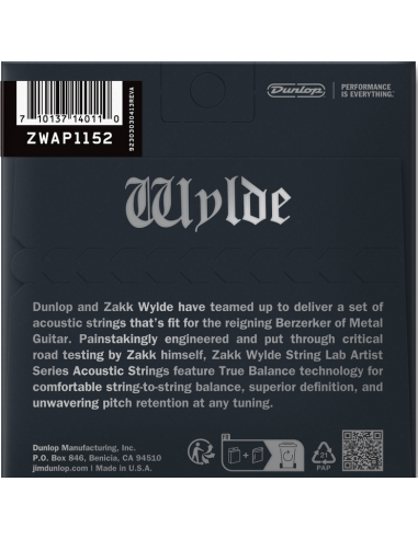 copy ofcopy ofFolk string set Zakk Wylde Signature Light 12-54