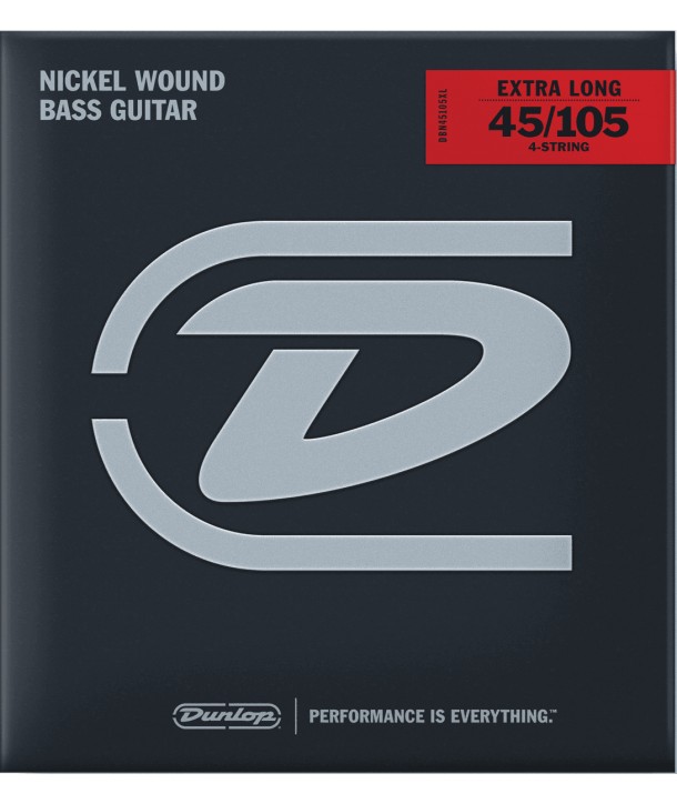 Jeu de cordes pour basseNickel wound Medium 45-105 extra long scale