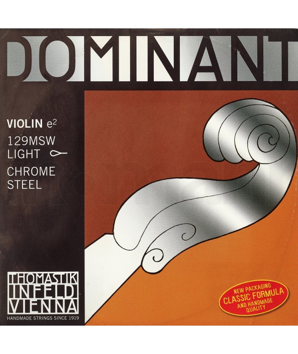 Single E-String Dominant Medium tension, 4/4 scale Chrome Steel