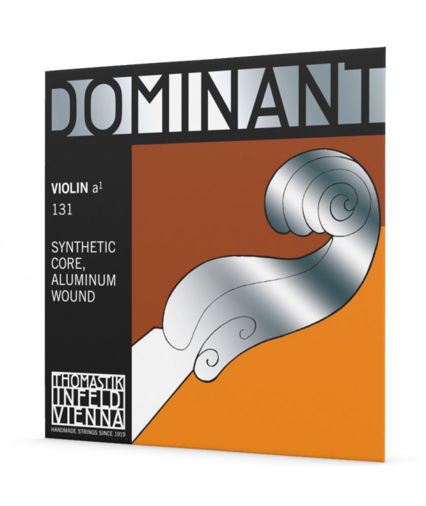 Corde à l'unité pour violon Dominant tension faible 4/4 La acier filé alu