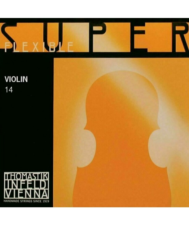 Corde Sol à l'unité pour violon Superflexible tension légère 4/4 filé argent