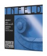 Violin single E-String Infeld Blue Medium tension, 4/4 scale gold plated