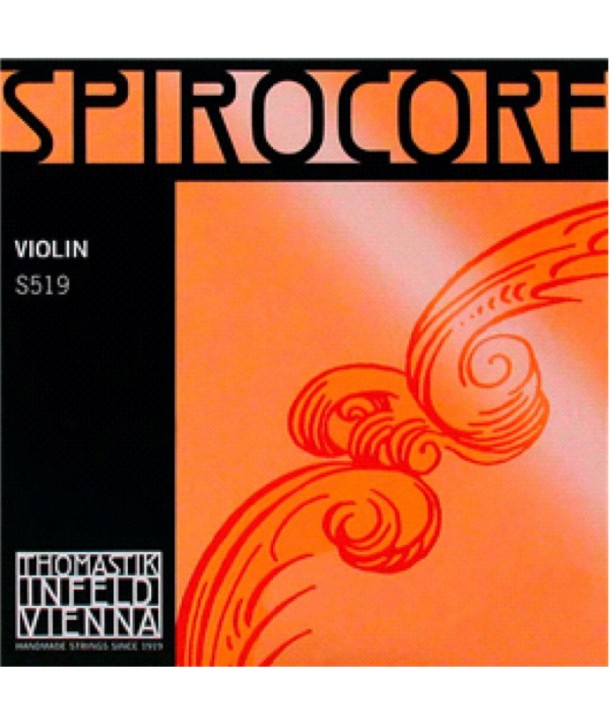 Violin strings set Spirocore Medium tension, 3/4 scale Steel