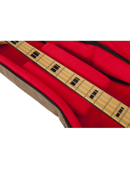 Housse Série Transit pour guitare basse marron