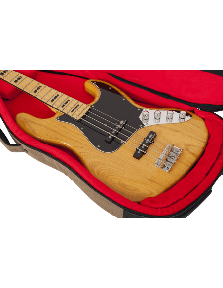 Housse Série Transit pour guitare basse marron