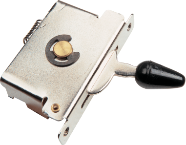 Sélecteur 5 Positions Type Stratocaster® Bouton Noir