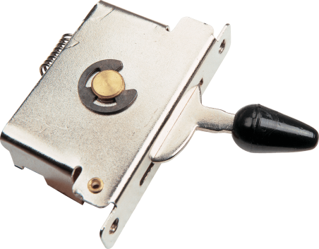 Sélecteur 5 Positions Type Stratocaster® Bouton Noir