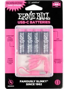 Pile AA Rechargeable Via USB - C - Pack de 4