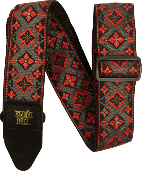 Strap Jacquard Red King
