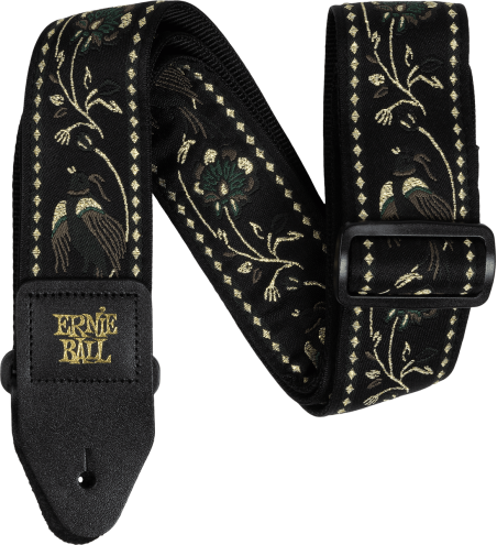 Strap Jacquard Black Pleasant Pheasant