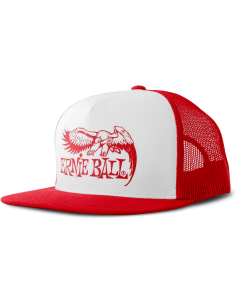 Casquette Rouge et Blanc - Logo Aigle Eb Rouge