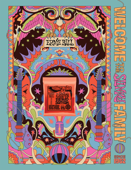 Poster Ernie Ball Slinky 2022 Format A0 - STHB 7c