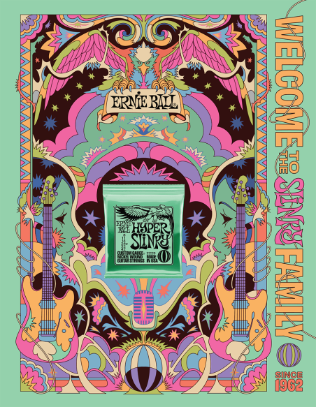 Poster Ernie Ball Slinky 2022 Format A0 - Hyper