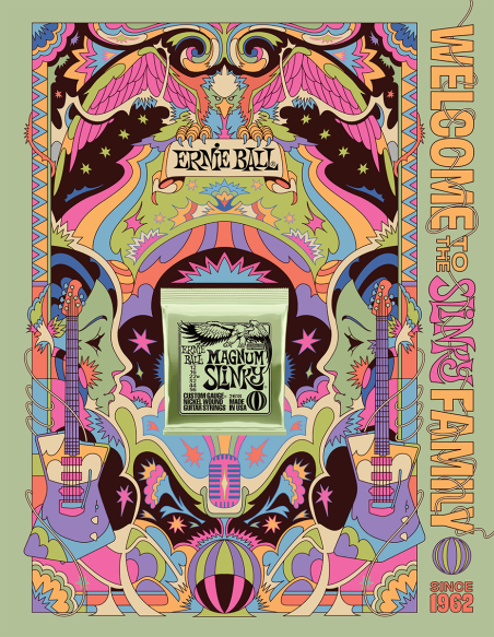 Poster Ernie Ball Slinky 2022 Format A0 - Magnum