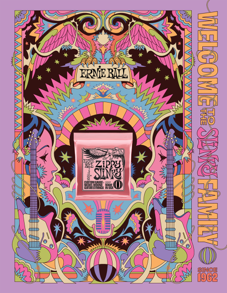Poster Ernie Ball Slinky 2022 Format A0 - Zippy