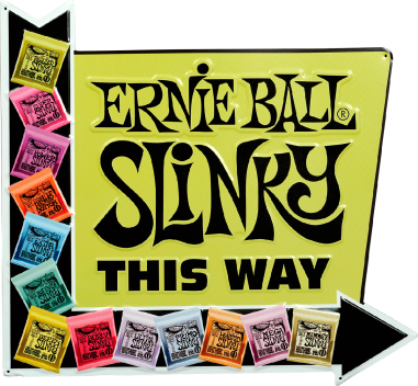 Slinky This Way - Signaletique en Aluminium