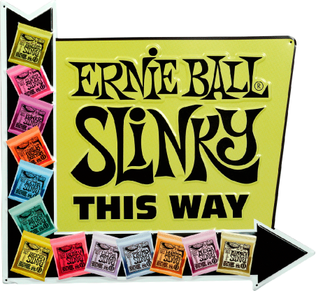Slinky This Way - Signaletique en Aluminium