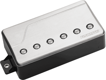 Micro Humbucker Classic Aluminium Brossé Chevalet