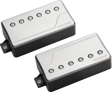 Set de micros Humbucker Classic Aluminium Brossé