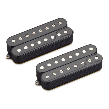 Set de micros Électriques 8 Cordes Fluence Classic Humbucker Open Core Black