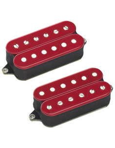 Set de micros Électriques Fluence Classic Humbucker Open Core Rouge