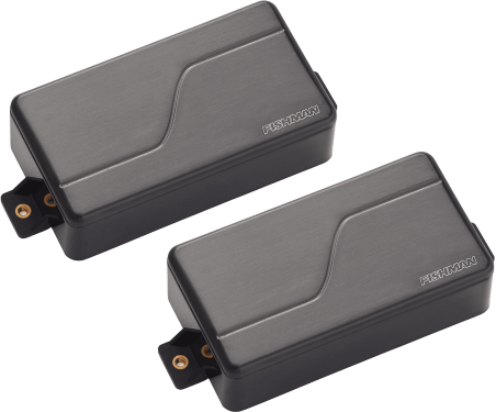 Set de micros Set Fluence Modern Humbucker 3 Voix Nickel Brossé Noir 6 Cordes