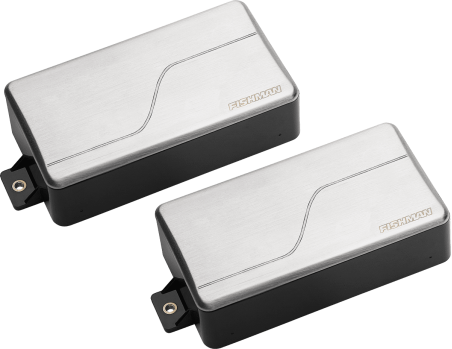Set de micros Set Fluence Modern Humbucker 3 Voix Inox Brossé 6 Cordes