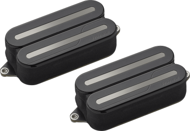 Set de micros Set Fluence Open Core Modern Humbucker Noir - Rails Nickel Noir 6 Cordes