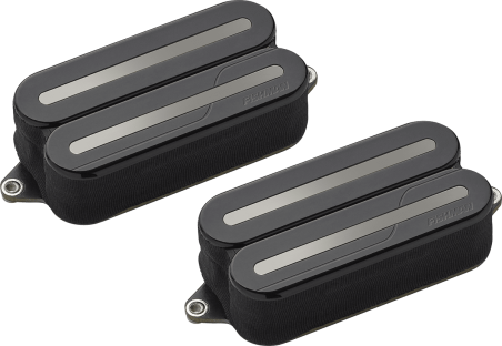Set de micros Set Fluence Open Core Modern Humbucker Noir - Rails Nickel Noir 6 Cordes