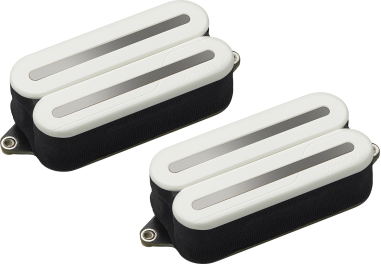 Set de micros Set Fluence Open Core Modern Humbucker Blanc - Rails Nickel Noir 6 Cordes
