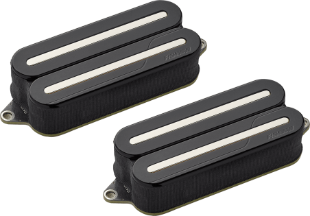 Set de micros Set Fluence Open Core Modern Humbucker Noir - Rails Nickel 7 Cordes