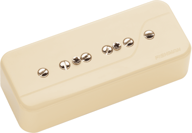 Micro Chevalet Guitare Électrique Fluence Signature Series Greg Koch P90 Cream