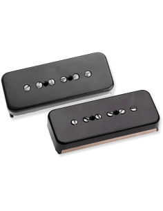 Set de micros P90 pour guitare électrique Antiquity capots noirs Pickup