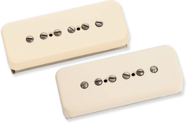 Micro Set de micros P90 pour guitare électrique Antiquity capots crème