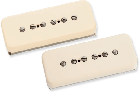 Micro Set de micros P90 pour guitare électrique Antiquity capots crème