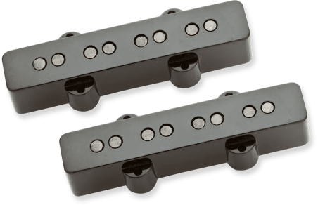 Micro Set de micros pour Jazz Bass Antiquity Capots Noirs