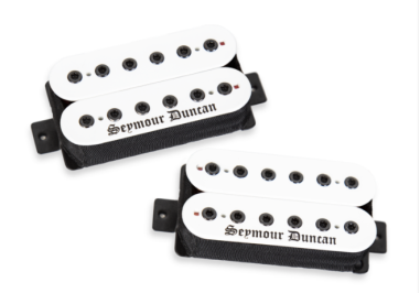 Micro Humbucker Blackened Black Winter - blanc - set