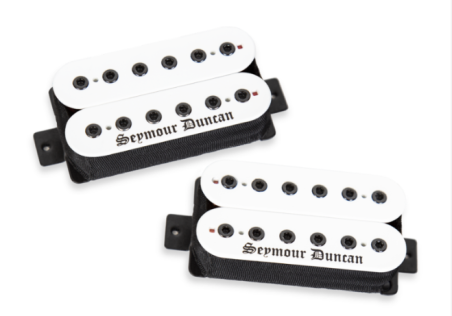 Micro Humbucker Blackened Black Winter - blanc - set